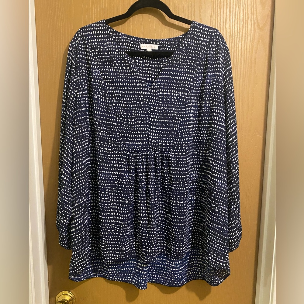 Marybelle l/s 3x blouse